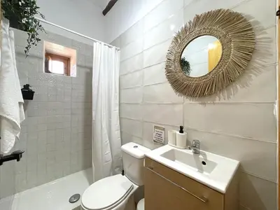 Un baño de Holiday home in Carcabuey