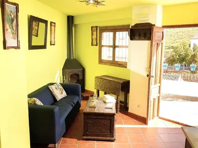 Zona de estar de Holiday home in Carcabuey