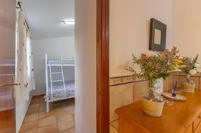 Cama o camas de una habitación en La casita del Abuelo
