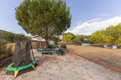 Jardín al aire libre en La casita del Abuelo