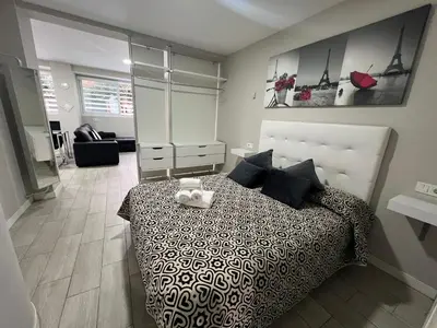 Cama o camas de una habitación en El Encanto Andaluz 1