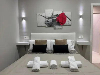 Cama o camas de una habitación en El Encanto Andaluz 2