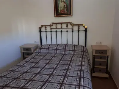 Cama o camas de una habitación en Casa rural Los conde