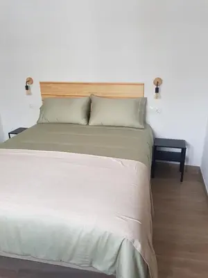 Cama o camas de una habitación en Casa Rosa 2