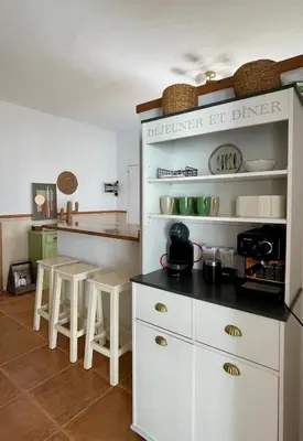 Una cocina o zona de cocina en Casa Rural El Almendro