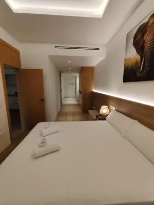 Cama o camas de una habitación en DreamsApt Feria