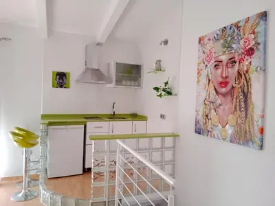 Una cocina o zona de cocina en 'Villa Españolilla' by Turismodecalidad