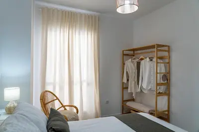 Cama o camas de una habitación en Casa Isabela Olvera