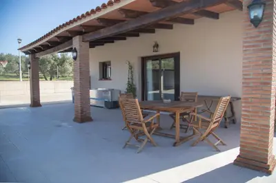 Un patio o zona al aire libre en Cortijo el viejo