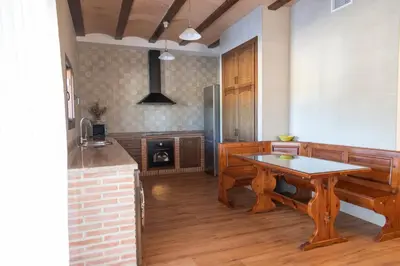 Una cocina o zona de cocina en Cortijo el viejo
