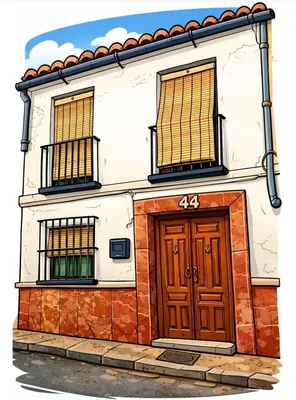 Edificio en el que se encuentra la habitación en casa particular