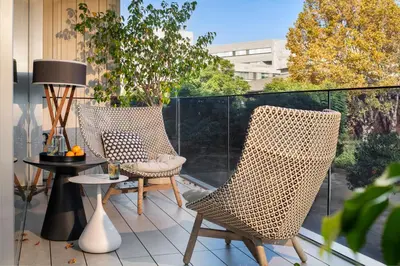 Un balcón o terraza de Magno Apartment Ramón Carande- Private Parking included