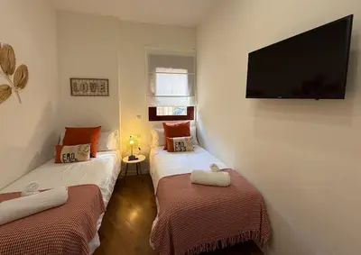 Cama o camas de una habitación en Casa Catalina