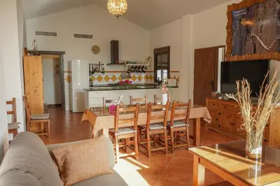 Zona de estar de Alojamiento Rural Caminito del Rey