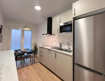 Una cocina o zona de cocina en Alhondiga Luxury