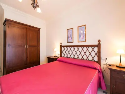 Cama o camas de una habitación en Hostal San Francisco