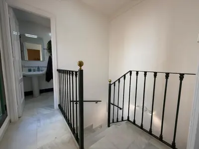 Cama o camas de una habitación en Ático dúplex en el centro de Sevilla