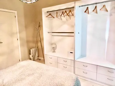 Cama o camas de una habitación en Happy Sevilla
