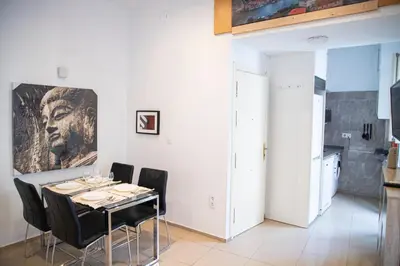 Zona de estar de Apartamento las setas