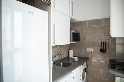 Una cocina o zona de cocina en Apartamento las setas