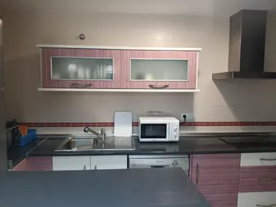 Una cocina o zona de cocina en Habitación 2 Camas en PISO COMPARTIDO
