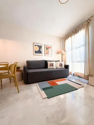 Zona de estar de MonKeys Apartments San Bernardo