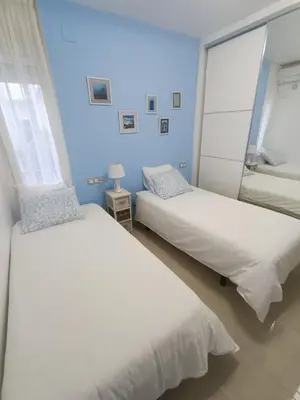 Cama o camas de una habitación en En Casa de Leonor