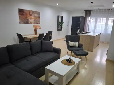 Zona de estar de Loft Las Mercedes