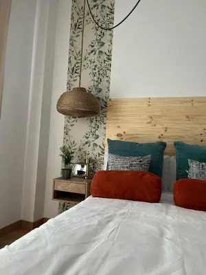 Cama o camas de una habitación en Apartamento CASA PEPA