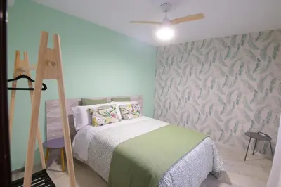 Cama o camas de una habitación en Lineros suite B