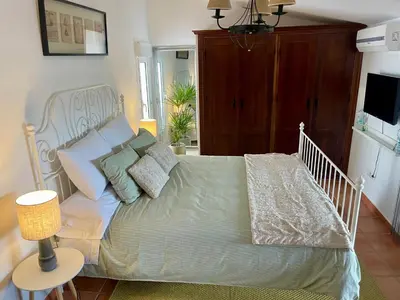 Cama o camas de una habitación en Casa Mirador de San Benito