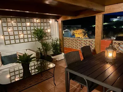 Zona de estar de Casa Mirador de San Benito