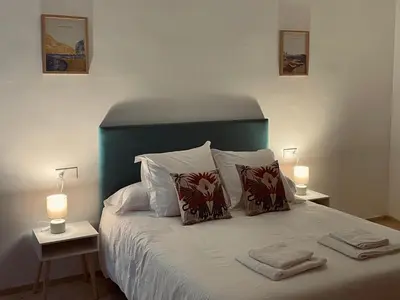 Cama o camas de una habitación en Apartamento San Álvaro
