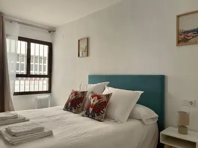 Cama o camas de una habitación en Apartamento San Álvaro