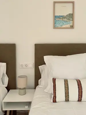 Cama o camas de una habitación en Apartamento San Álvaro