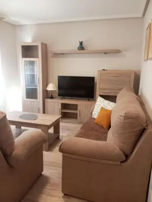 Una televisión o centro de entretenimiento en PLAZA AYUNTAMIENTO 3 HaBITACIONES B&A