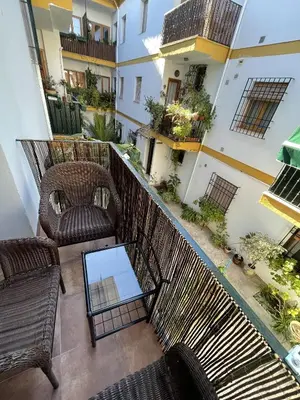 Un balcón o terraza de CENTRO - Patio Andaluz San Pablo - PARKING GRATIS- WIFI