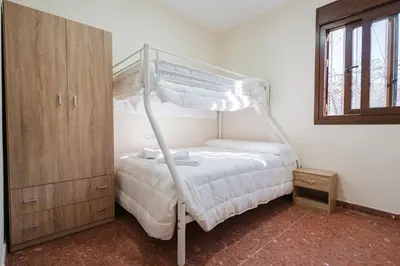Cama o camas de una habitación en Casa Rural VILLA ADRISEDA