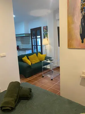 Zona de estar de Junto al Rincón del Dulce