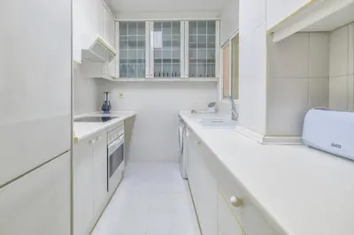 Una cocina o zona de cocina en Apto Cruz Conde Center