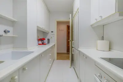 Una cocina o zona de cocina en Apto Cruz Conde Center