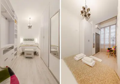 Cama o camas de una habitación en Casas de Sevilla - Casa Descalzos