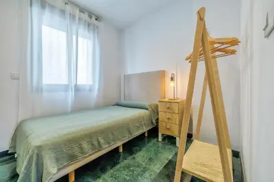 Cama o camas de una habitación en Apto Ronda de los Tejares & Centro