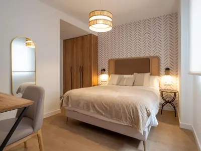 Cama o camas de una habitación en BHost - Super López