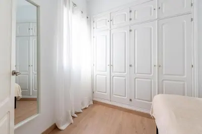 Cama o camas de una habitación en Dúplex Sta Rufina