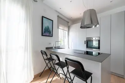 Una cocina o zona de cocina en Dúplex Sta Rufina
