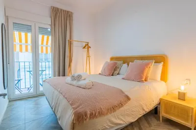 Cama o camas de una habitación en Luxury Downtown Station Córdoba