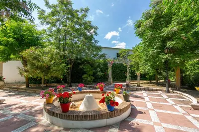 Jardín al aire libre en Cortijo La Mimbre Rural