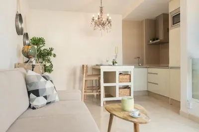 Una cocina o zona de cocina en Alohamundi Lumbreras Ático