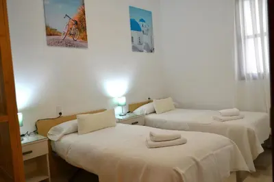 Cama o camas de una habitación en Sunshine los Angeles